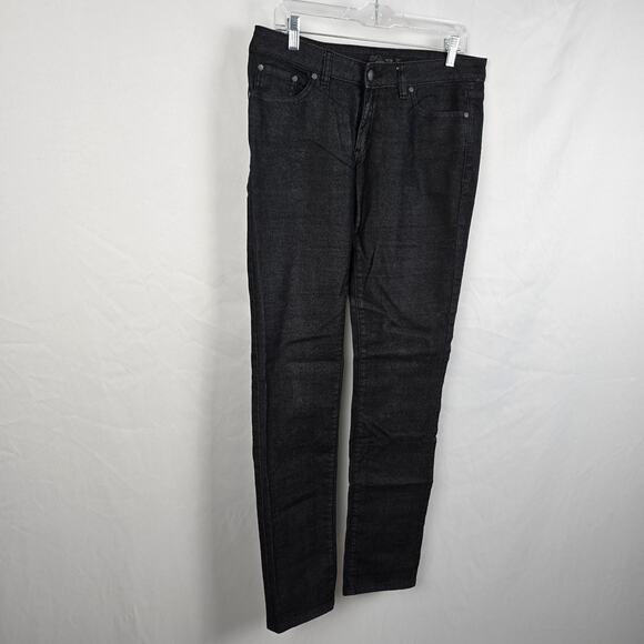 Prana Jeans Women's 10/30 Black Charcoal Wash Skinny - Picture 7 of 15